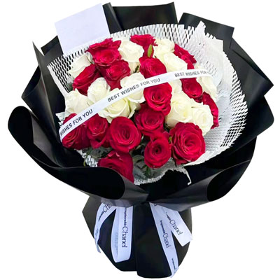 本溪28朵玫瑰花混搭，充满爱的温暖